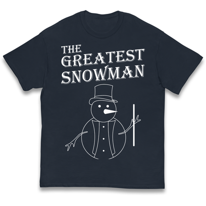 The Greatest Snowman Christmas kids t shirt