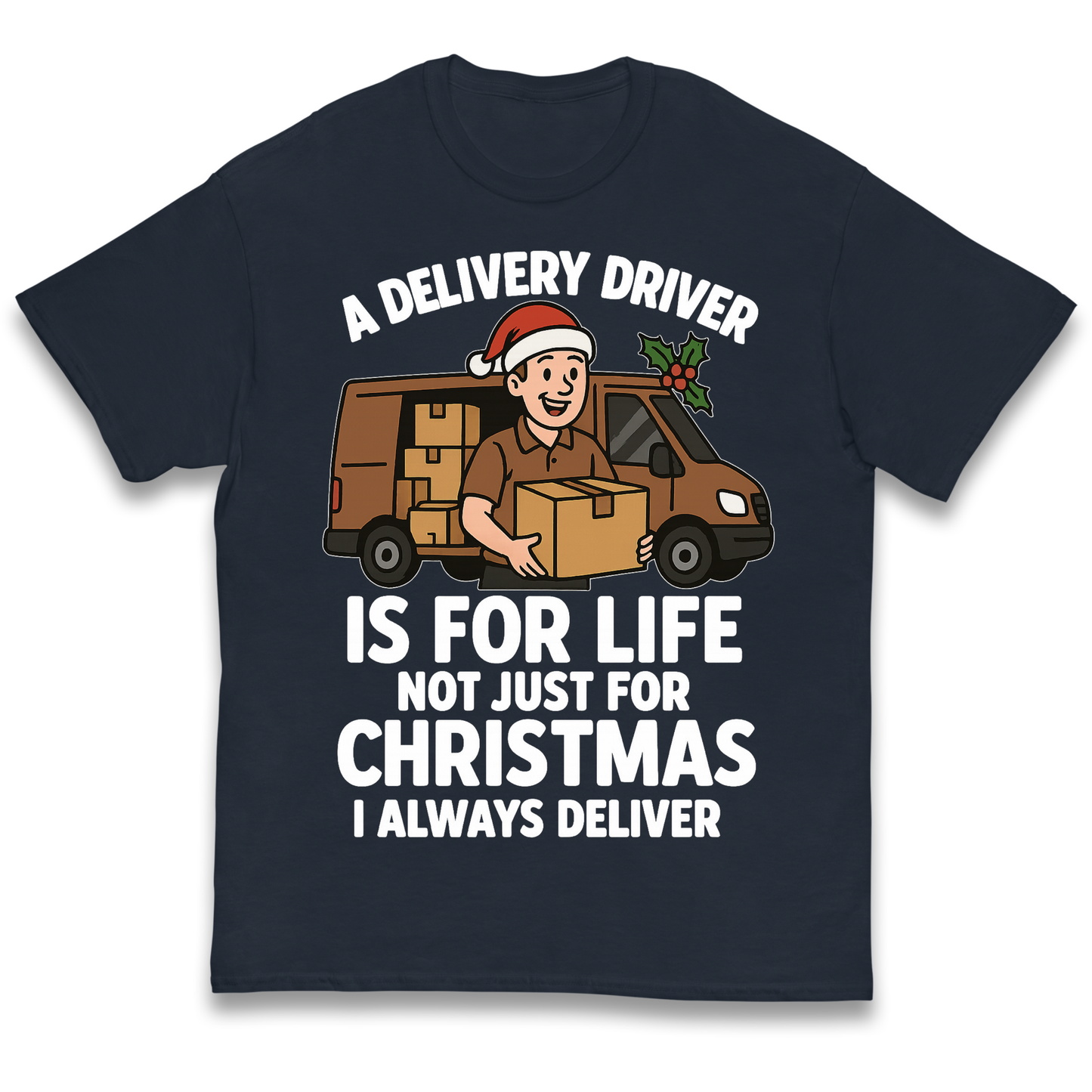 Delivery Driver Christmas Kids T Shirt
