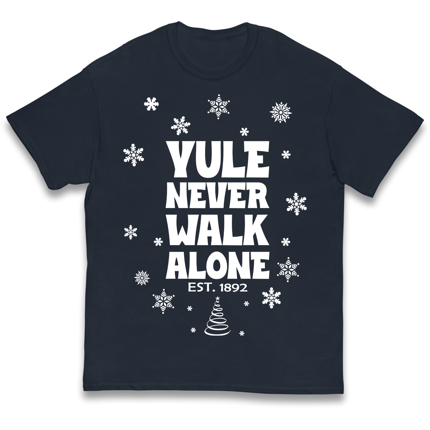 Yule Never Walk Alone Liverpool Christmas kids t shirt