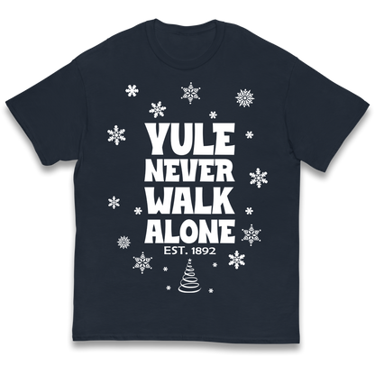 Yule Never Walk Alone Liverpool Christmas kids t shirt