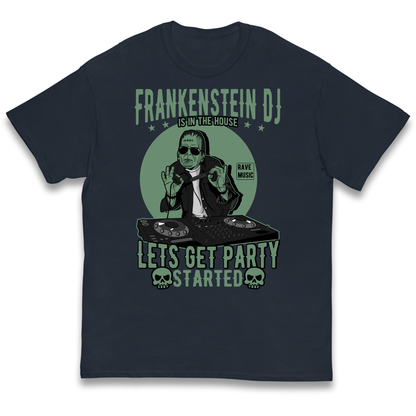 Frankenstein DJ kids t shirt