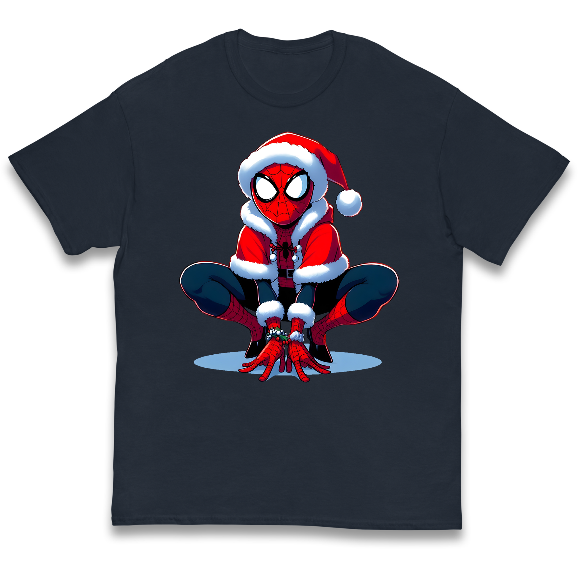 Spiderman Santa kids t shirt