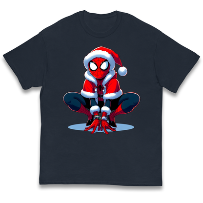Spiderman Santa kids t shirt
