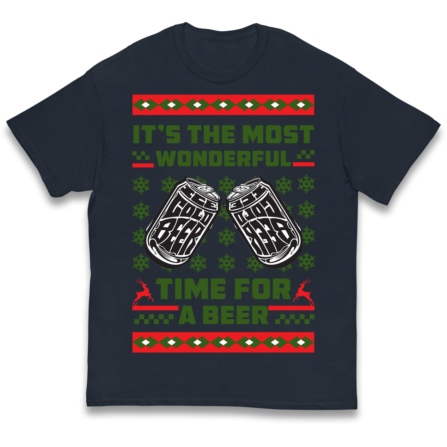 Its The Most Wonderful Time For A Beer Christmas kids t shirt