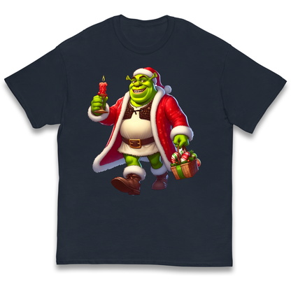 Shrek Santa Candle kids t shirt