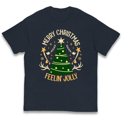 Merry Christmas Feeling Jolly Christmas kids t shirt