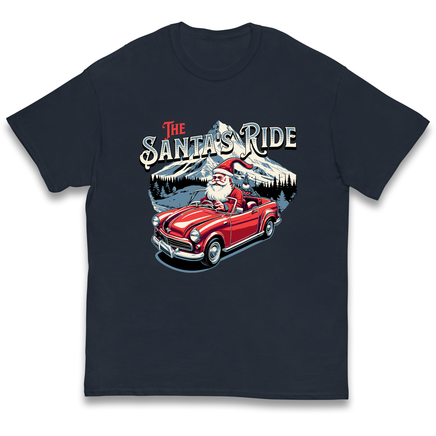 The Santas Ride Christmas kids t shirt