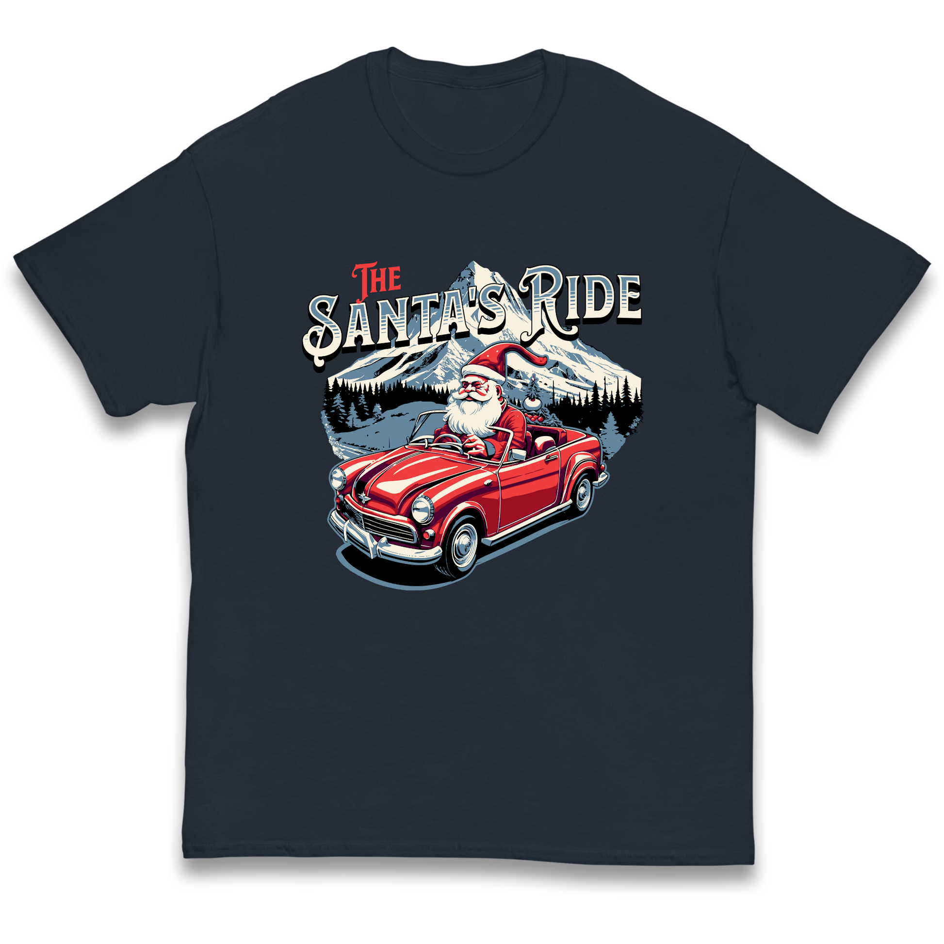 The Santas Ride Christmas kids t shirt