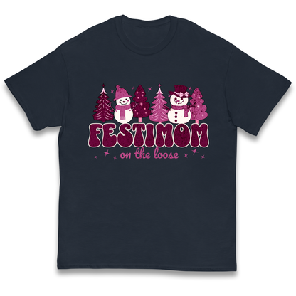 Festimom on The Loose kids t shirt