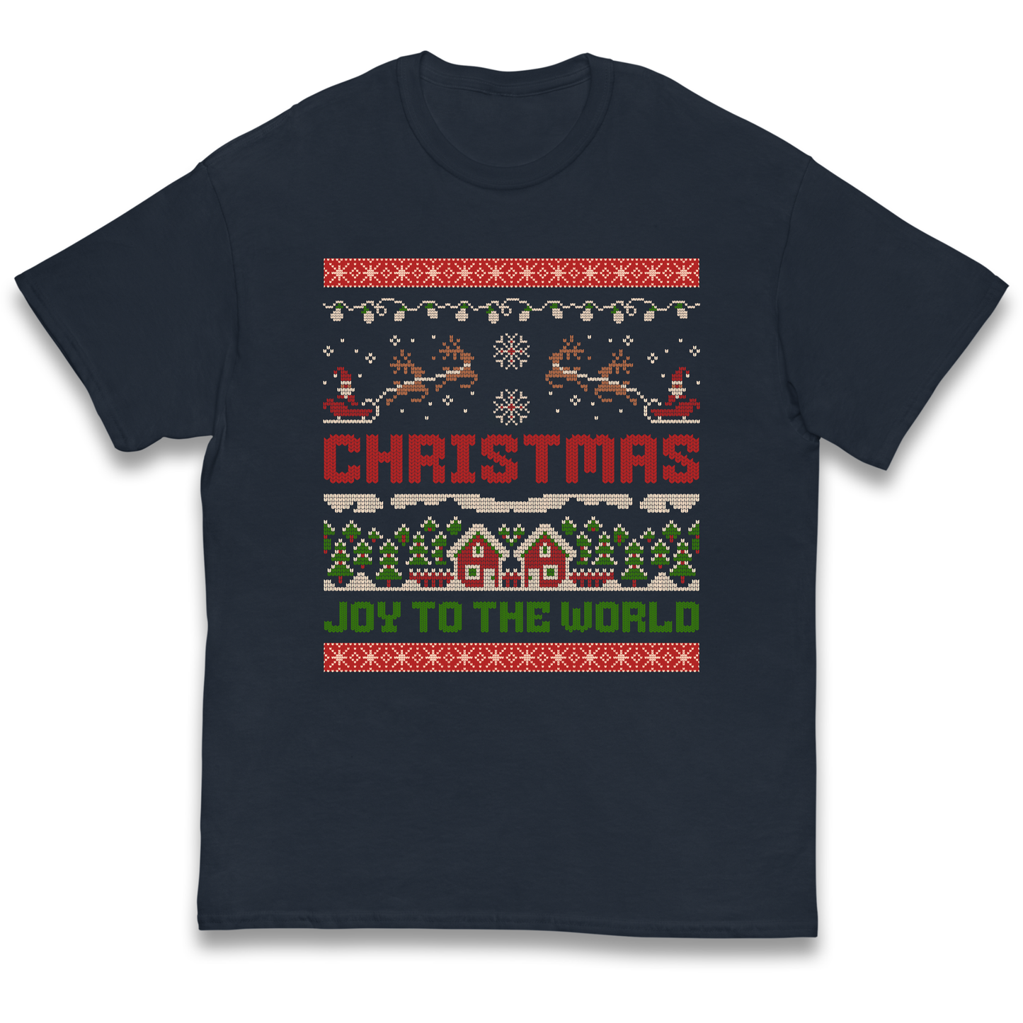 Christmas Joy to the World Christmas kids t shirt