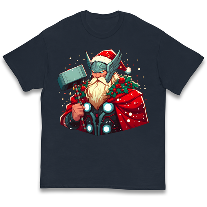 Viking Thor Santa kids t shirt