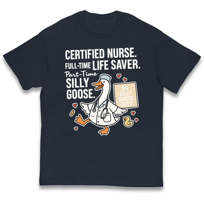Full Time Nurse Part Time Silly Goose kids t shirt