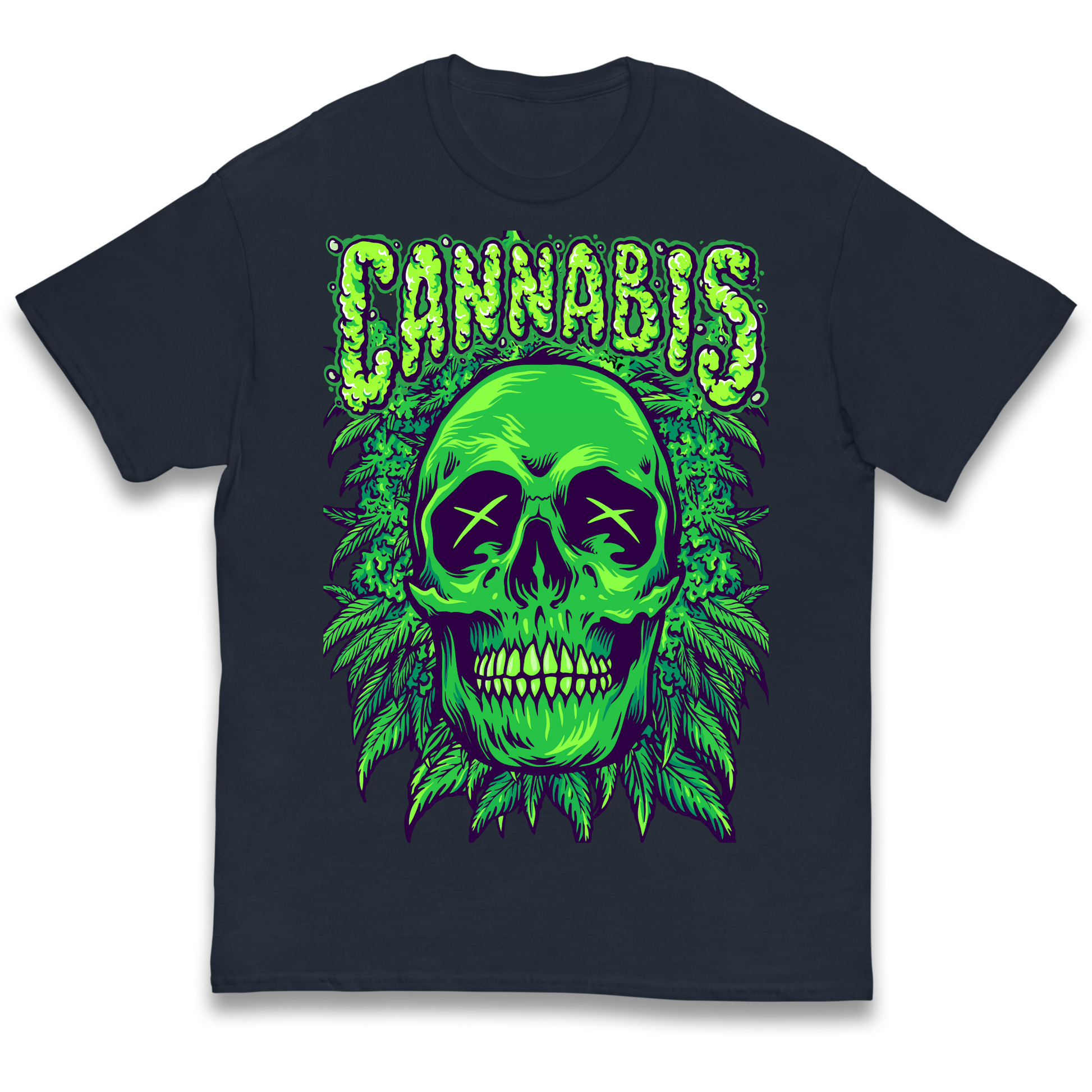 Cannabis Skull kids t shirt