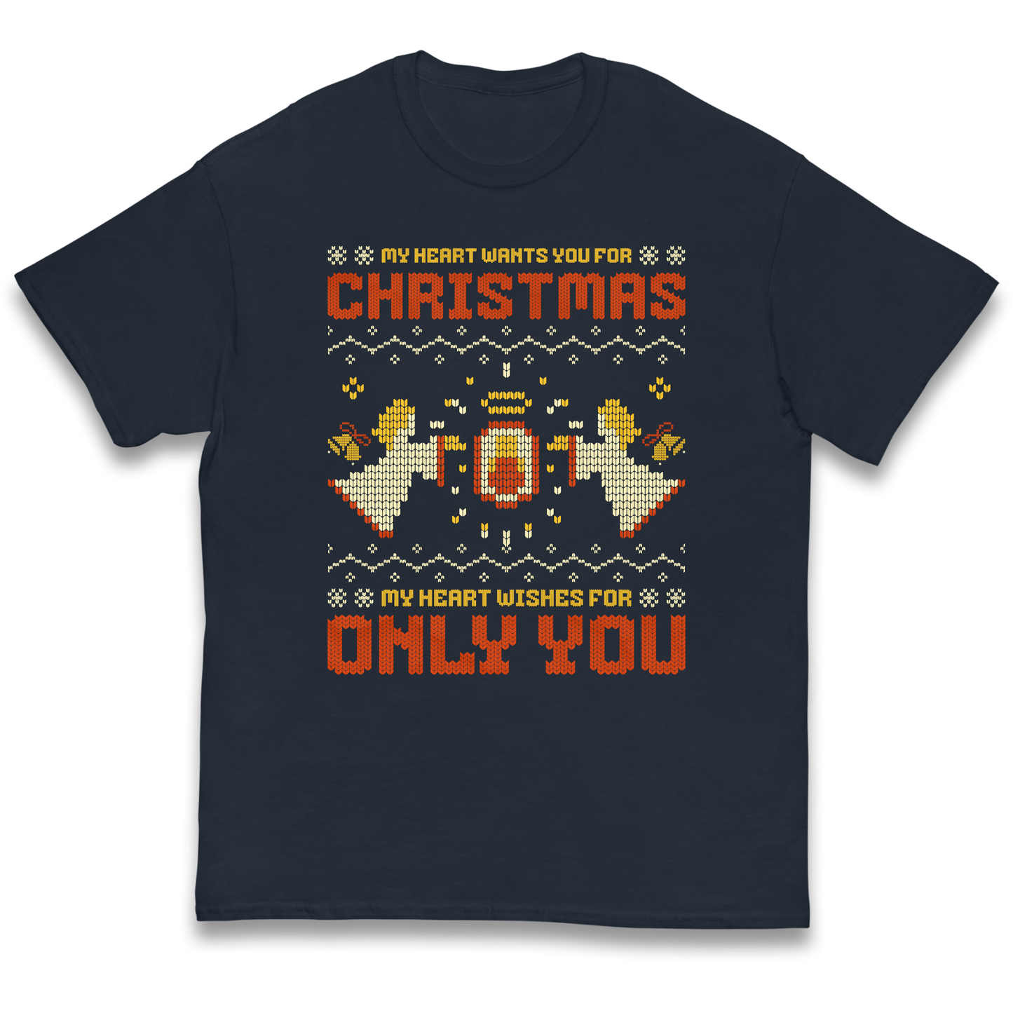 My Heart Wants You For Christmas Only You Christmas kids t shirt