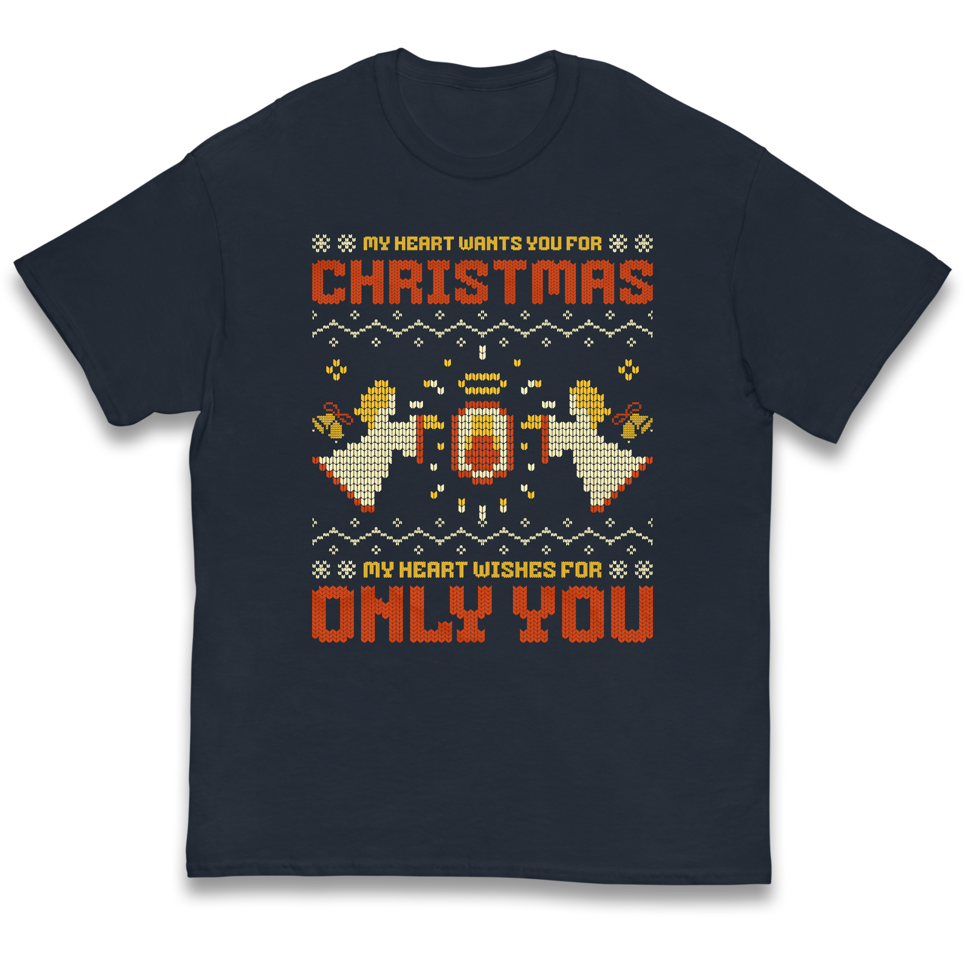My Heart Wants You For Christmas Only You Christmas kids t shirt