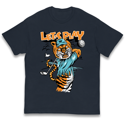 Lets Play Golf Tiger kids t shirt