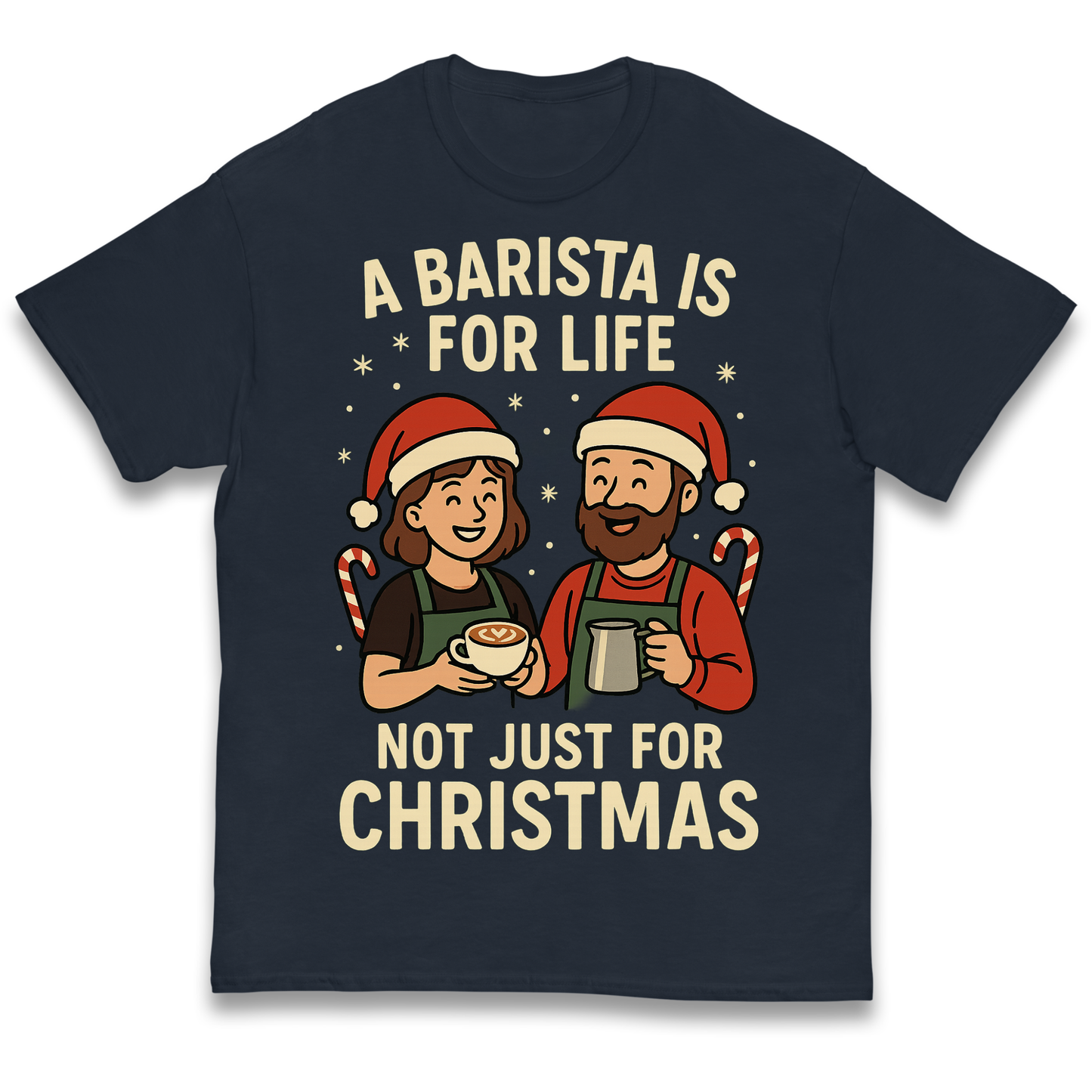 Barista Christmas Kids T Shirt