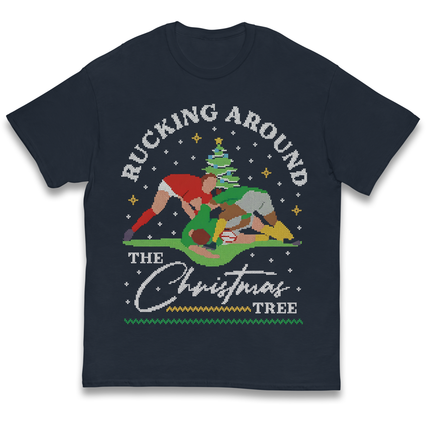 Rugby Christmas Kids T Shirt
