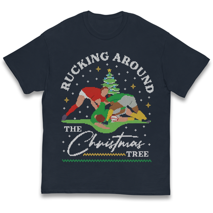 Rugby Christmas Kids T Shirt