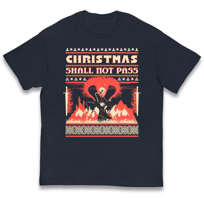 Christmas Shall Not Pass kids t shirt