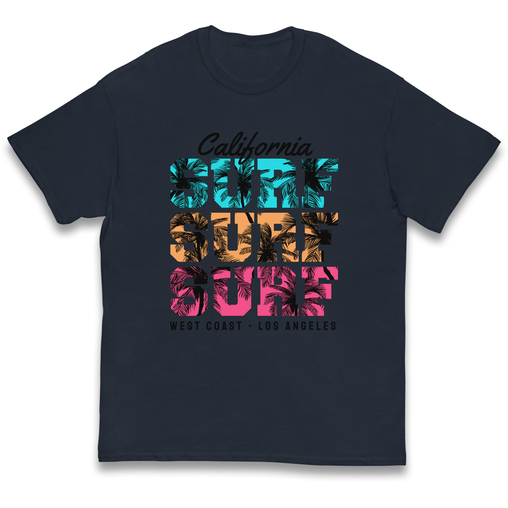 California Surf Surf Surf kids t shirt