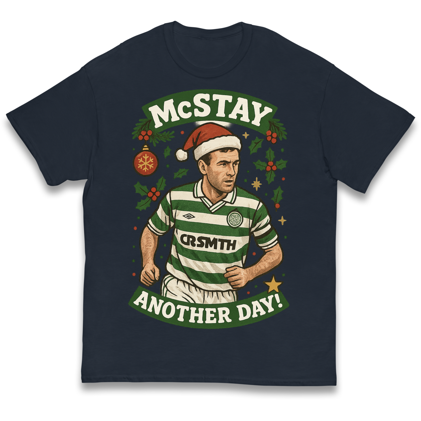 Paul McStay Celtic Christmas Kids T Shirt