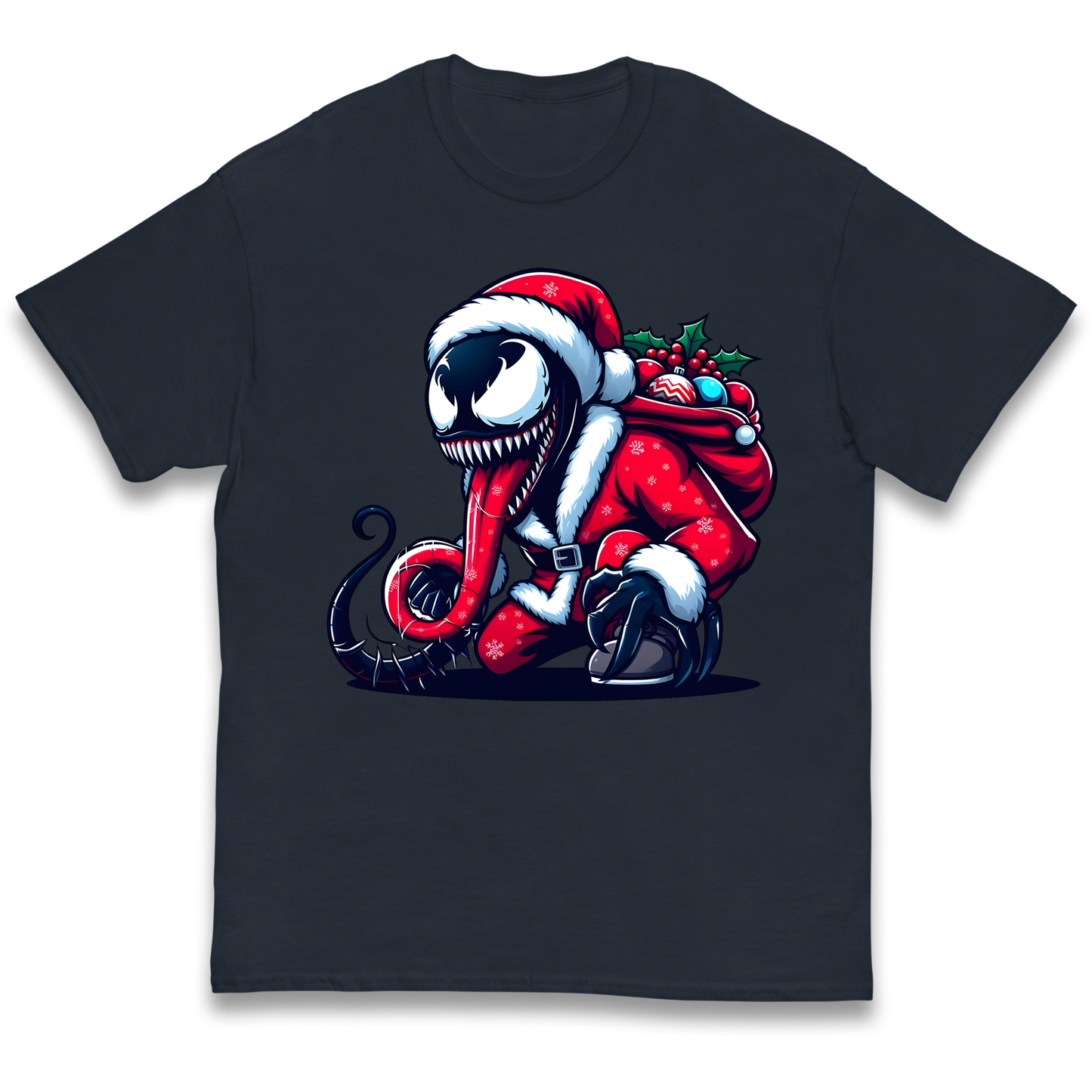 Venom Santa kids t shirt