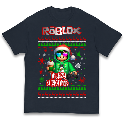 Roblox Merry Christmas Kids T Shirt