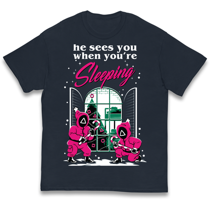 Squid Games Xmas Kids T Shirt