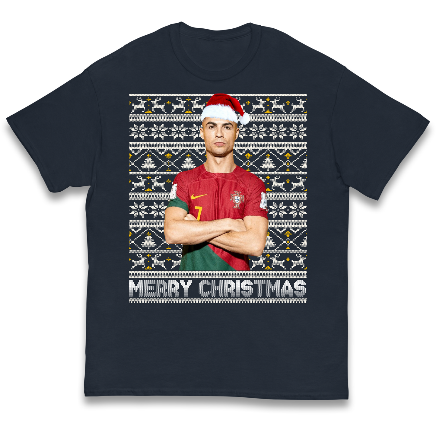 Merry Christmas Ronaldo kids t shirt