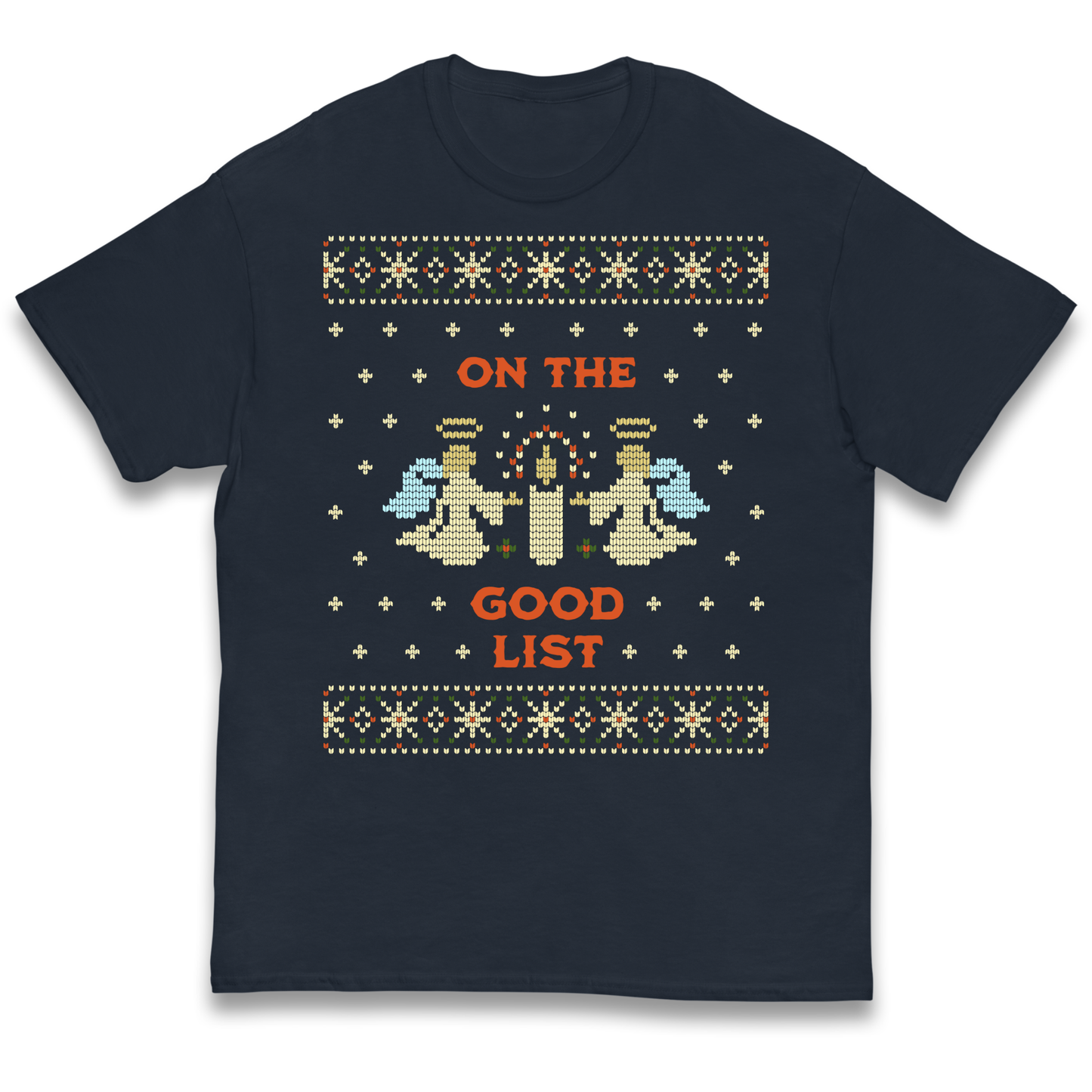 On The Good List Christmas kids t shirt