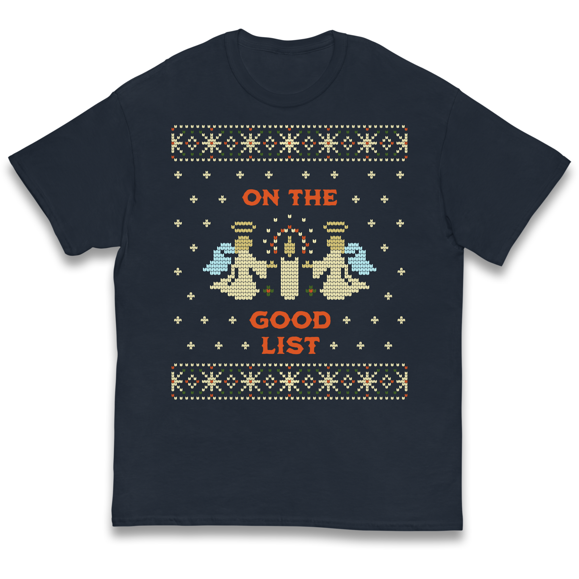 On The Good List Christmas kids t shirt
