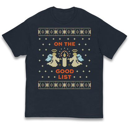 On The Good List Christmas kids t shirt