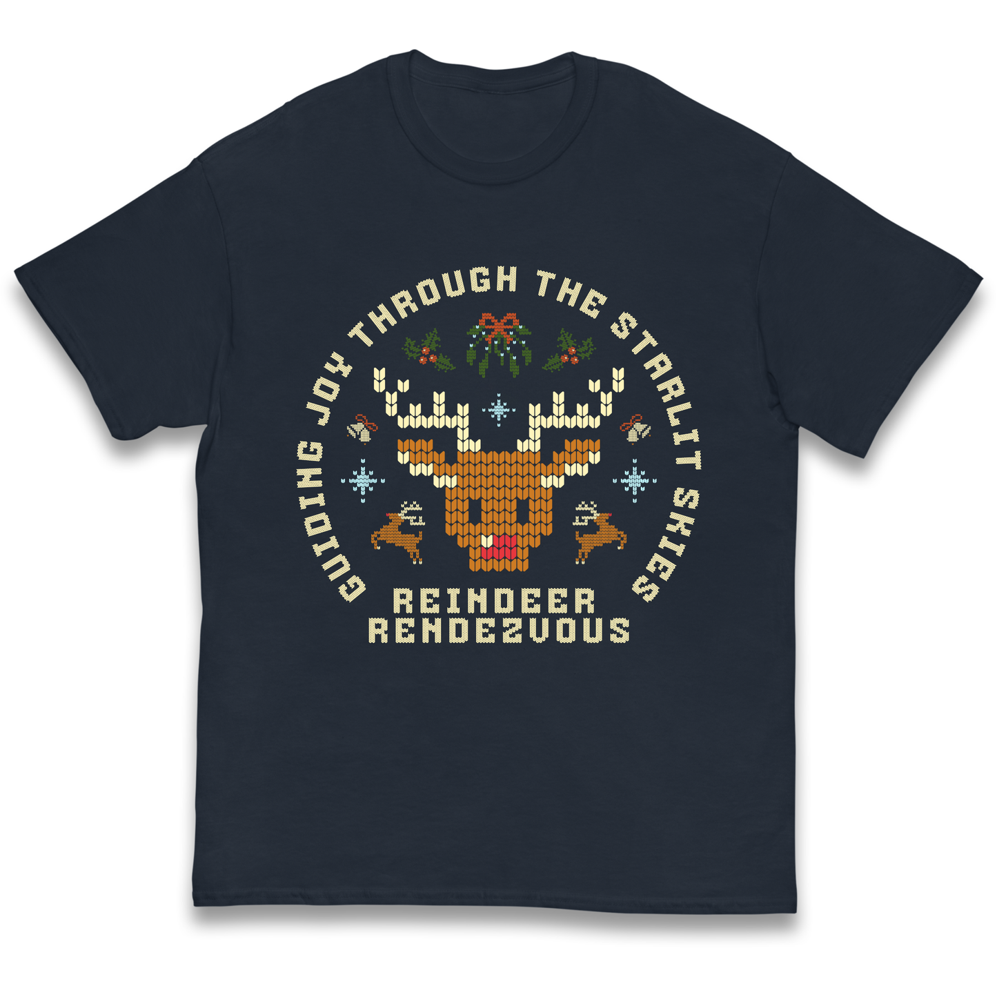 Reindeer Rendezvous Christmas kids t shirt