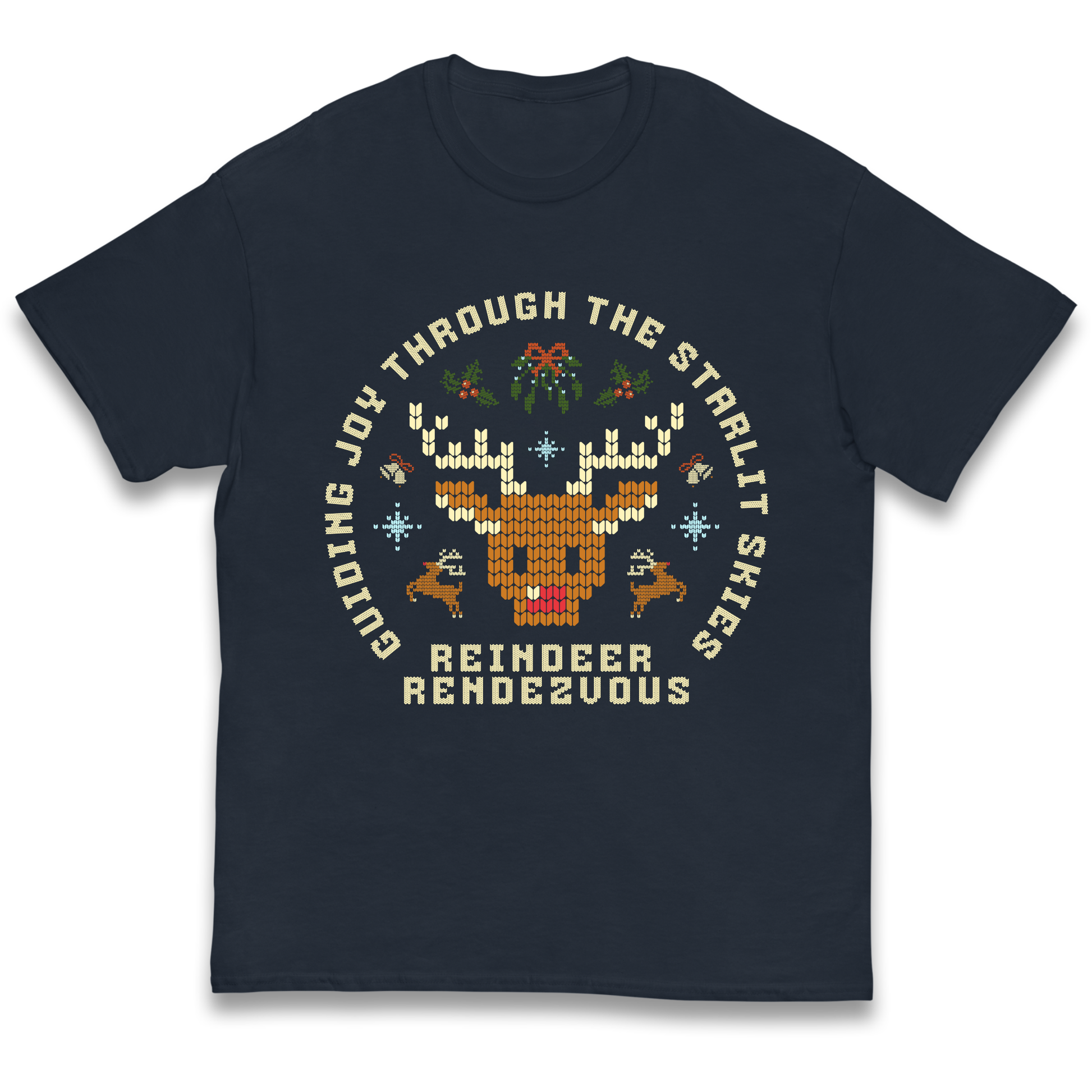 Reindeer Rendezvous Christmas kids t shirt