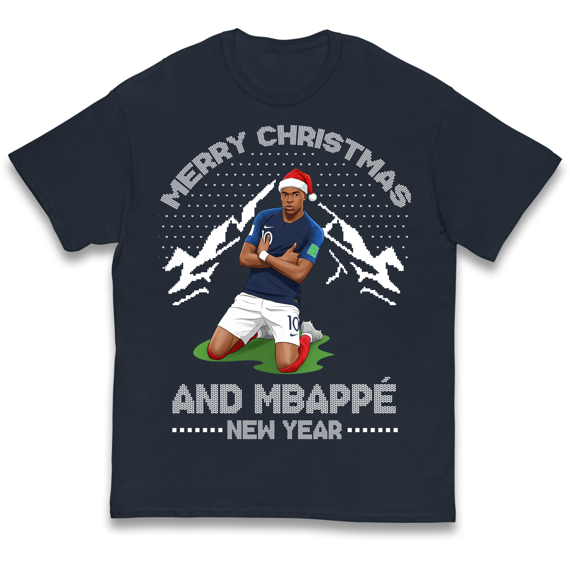 Mbappe Christmas Kids T Shirt