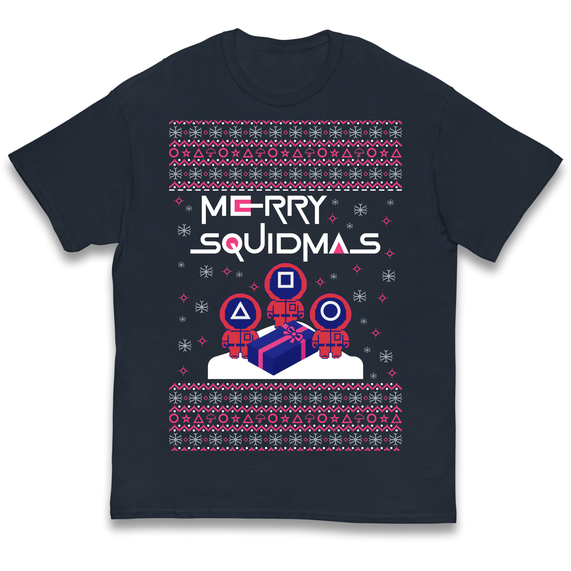 Squid Games Christmas Kids T Shirt