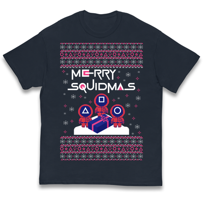 Squid Games Christmas Kids T Shirt