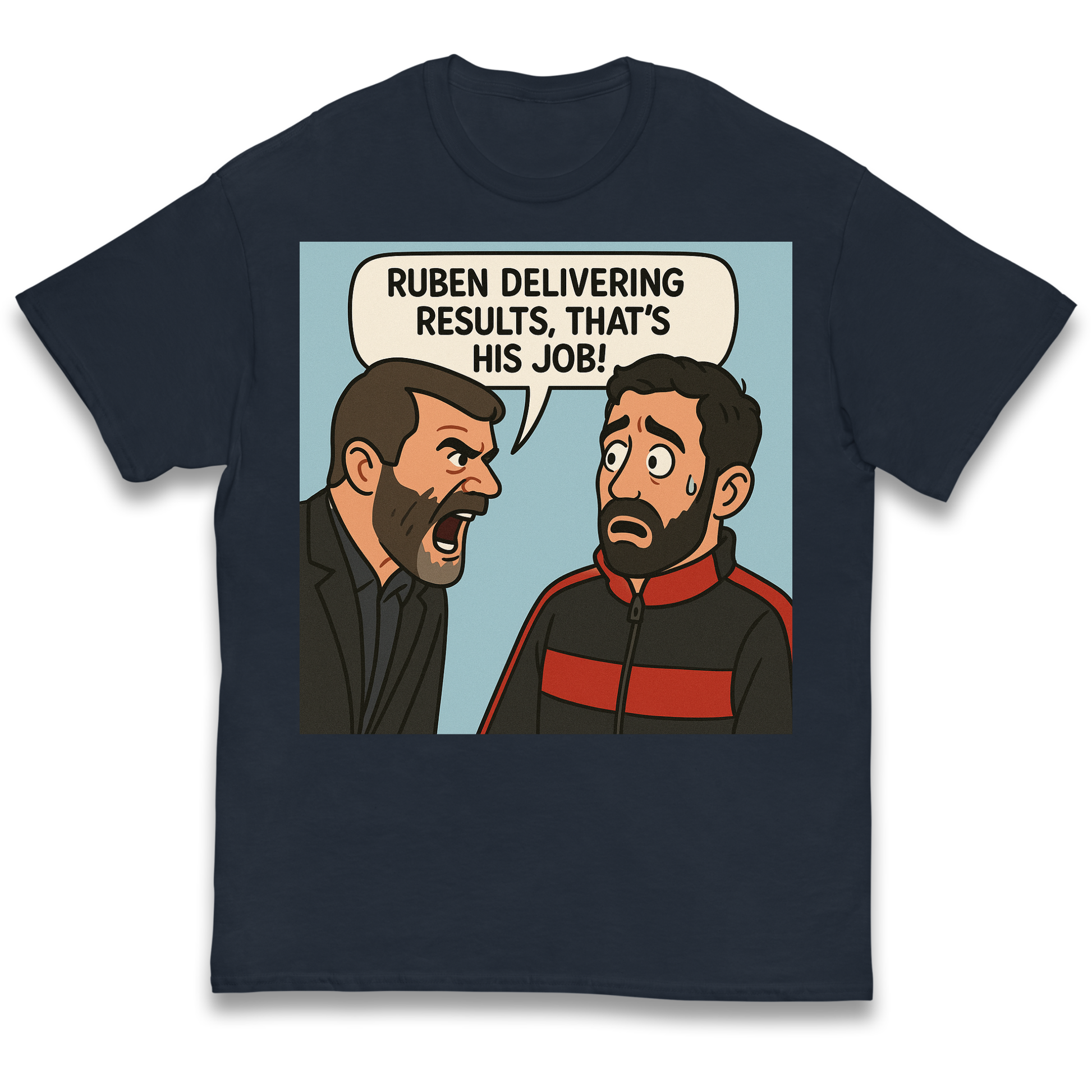 Ruben Delivering Results That's His Job kids t shirt