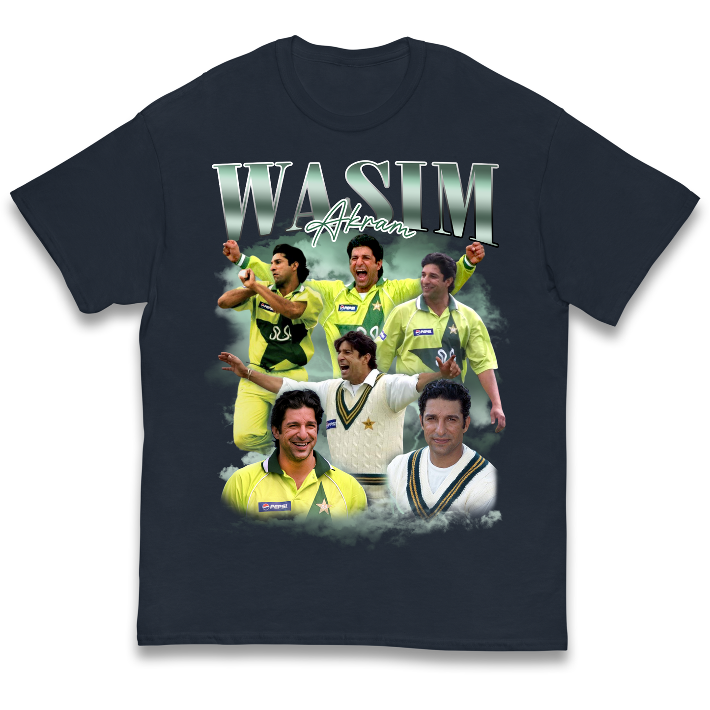 Wasim Akram kids t shirt