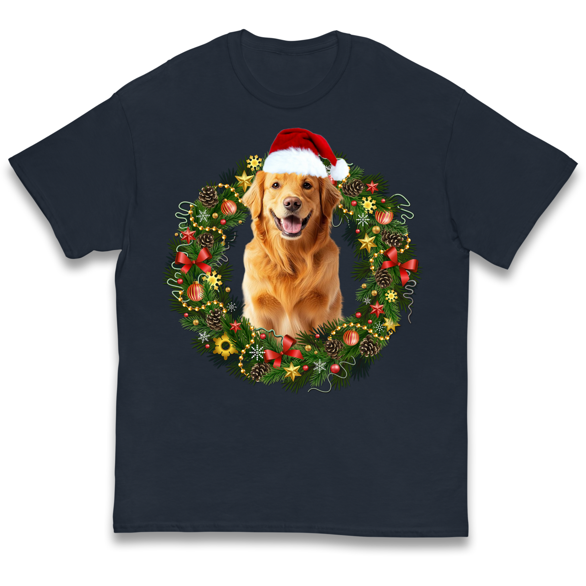Dog Christmas kids t shirt