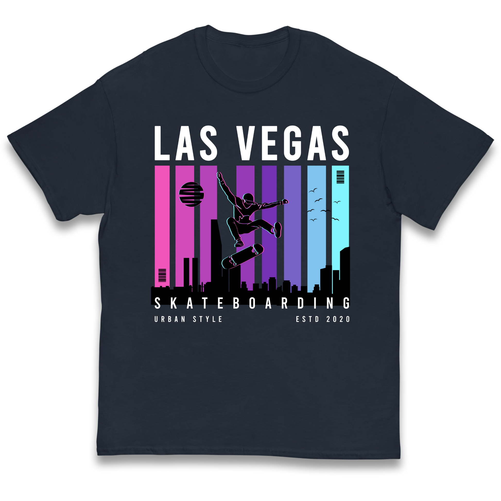 Las Vegas Skateboarding kids t shirt
