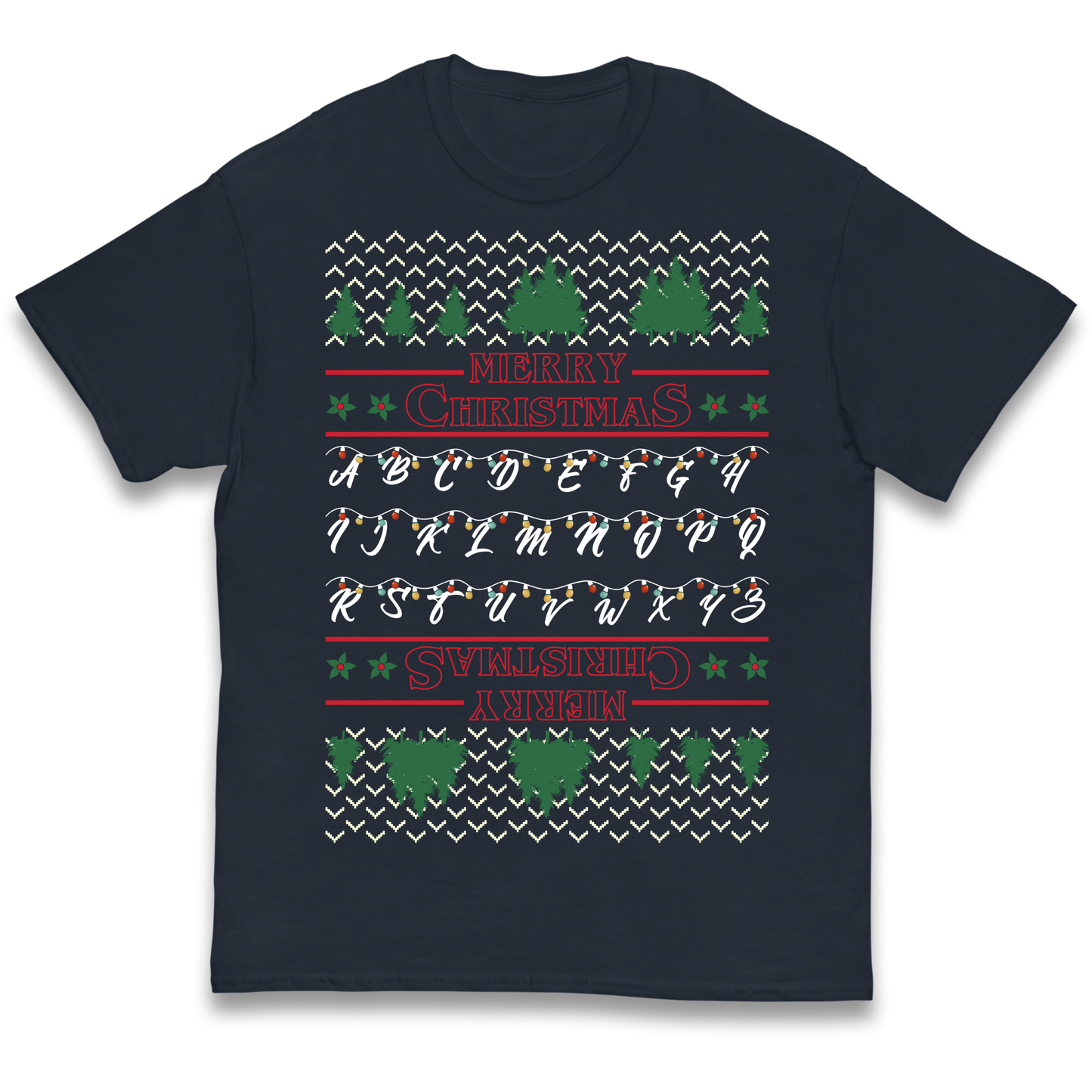 stranger things christmas jumper Kids T Shirt
