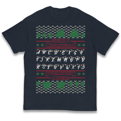 stranger things christmas jumper Kids T Shirt