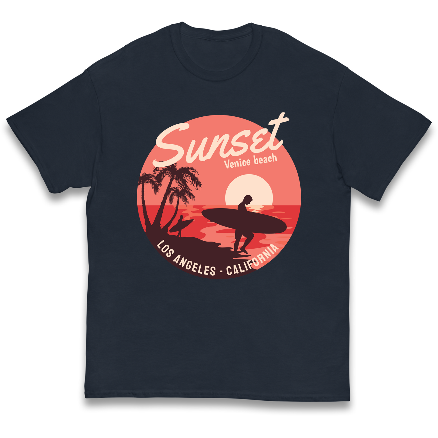 Sunset Venice Beach kids t shirt