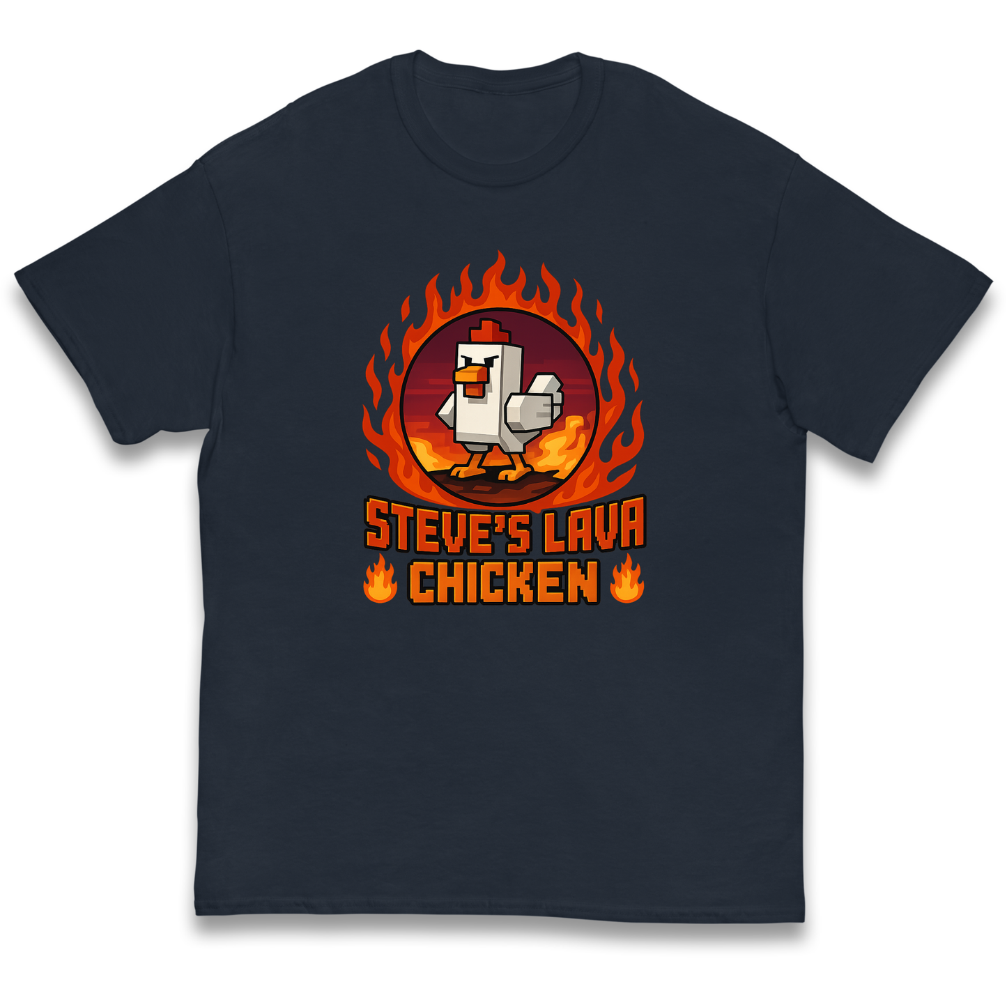 Steve Lava Chicken Kids T Shirt