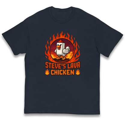 Steve Lava Chicken Kids T Shirt