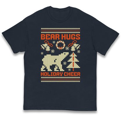 Bear Hugs Holiday Cheer kids t shirt