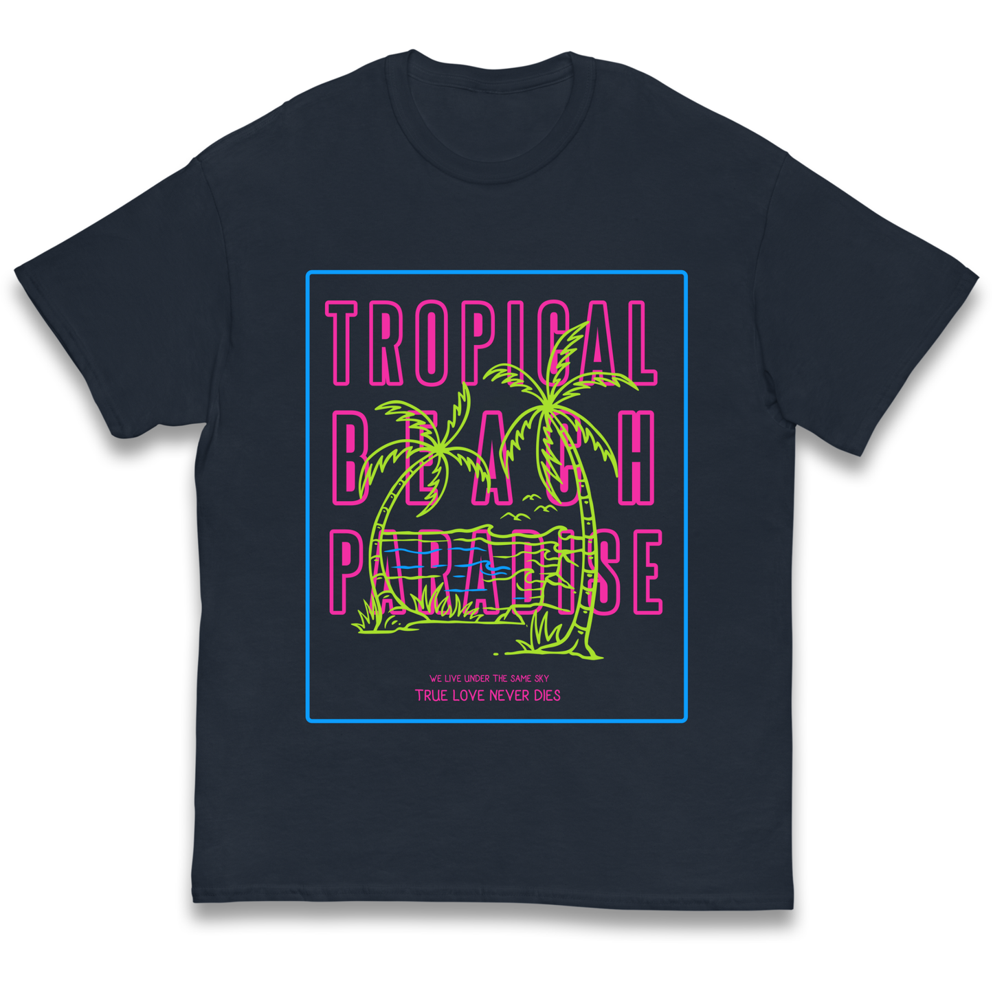 Tropical Beach Paradise kids t shirt