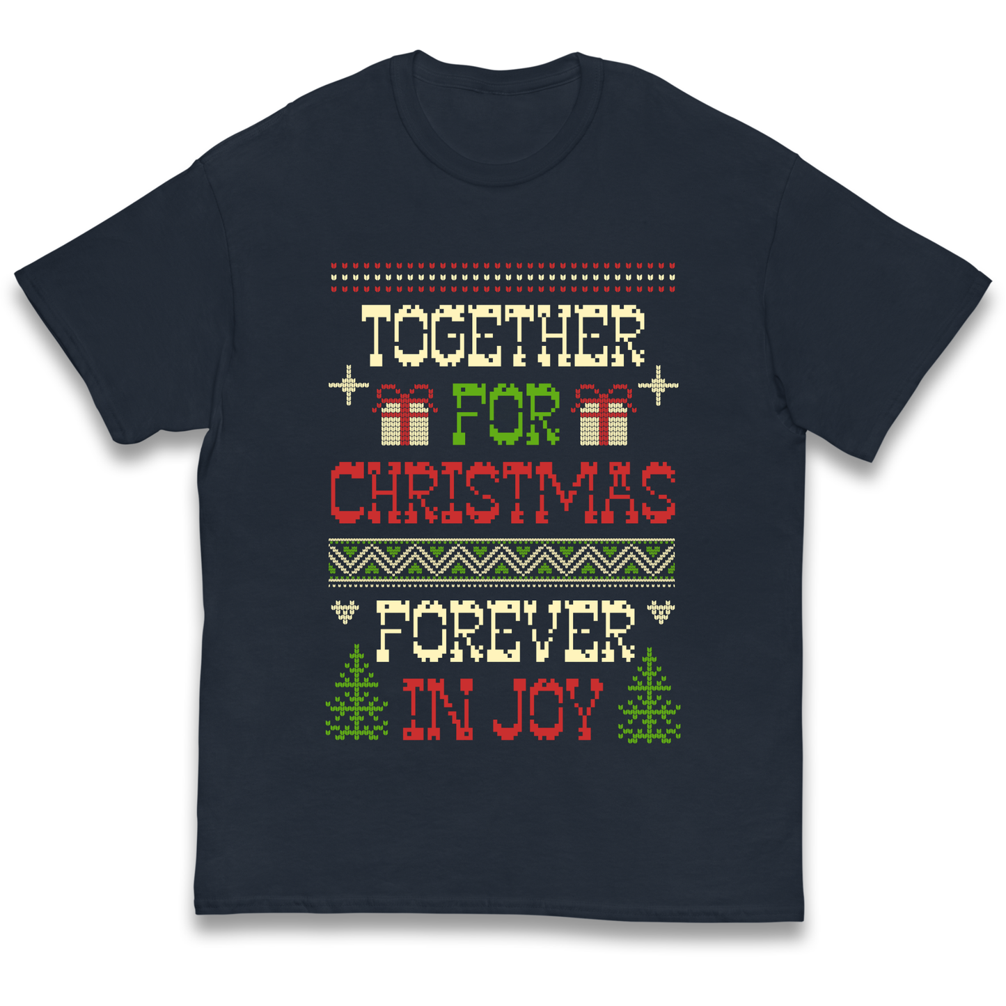 Together for Christmas Forever in Joy Christmas kids t shirt